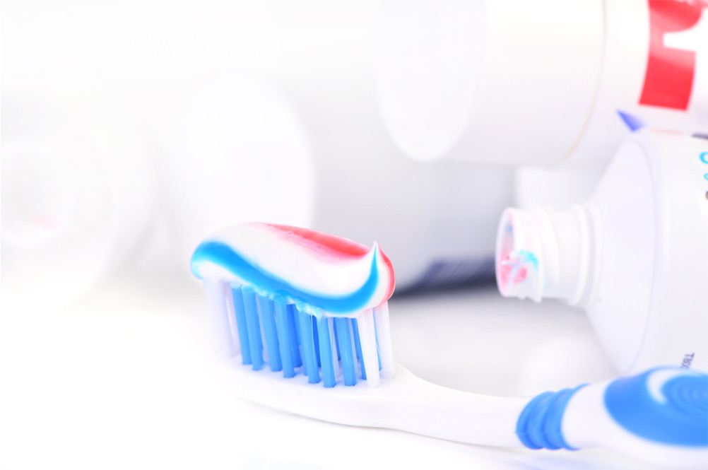 dentifrice trois couleurs